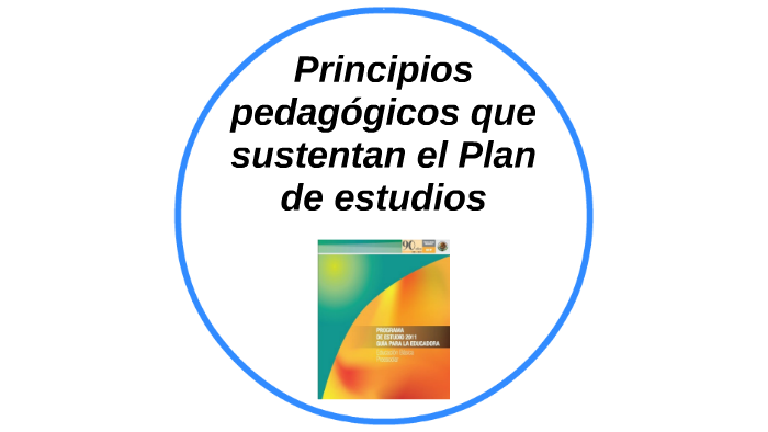 Principios pedagógicos que sustentan el Plan de estudios by Ana Delia ...
