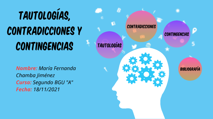 Tautologías, Contradicciones Y Contingencias By Maria Fernanda Chamba ...