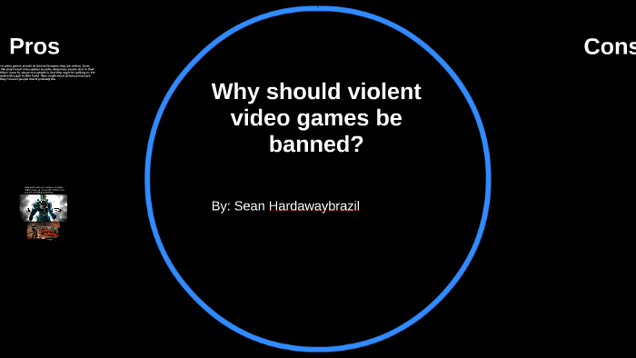 should we ban violent video games essay