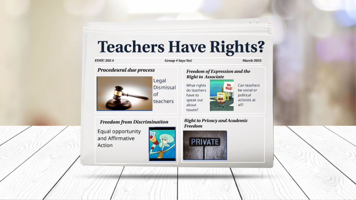 teacher rights essay