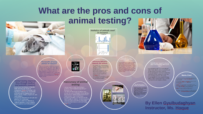 What are the pros and cons of animal testing? by Ellen Gyulbudaghyan