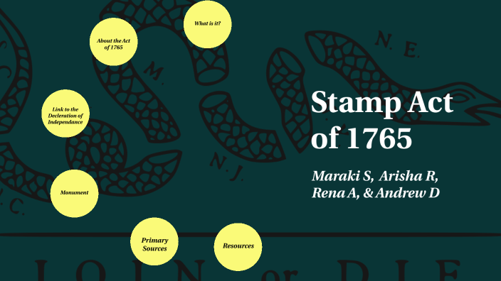 explains why the stamp act of 1765 was significant