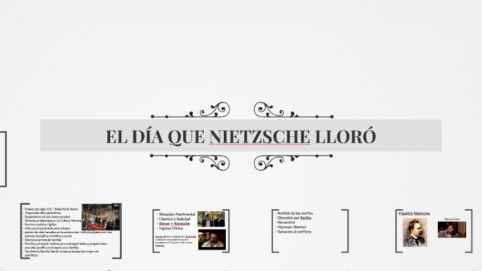 EL DÍA QUE NIETZSCHE LLORÓ by Shirley Hdez on Prezi