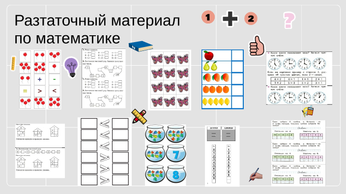Раздаточный материал по математике by Елизавета Набокова on Prezi