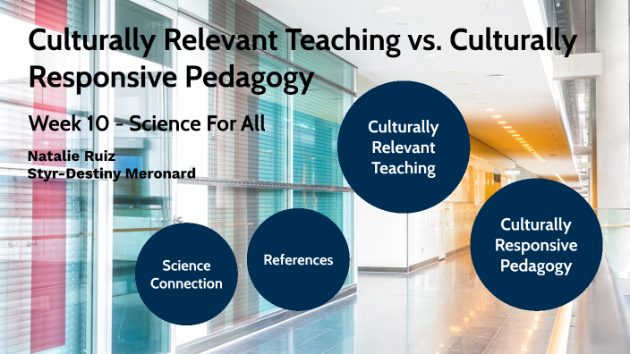 Culturally Relevant Teaching Vs. Culturally Responsive Pedagogy by ...