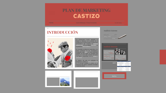 Plan de Marketing Castizo by triana fernandez on Prezi