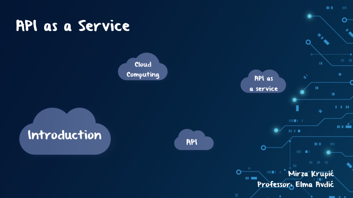 API as a service by mirza krupic on Prezi