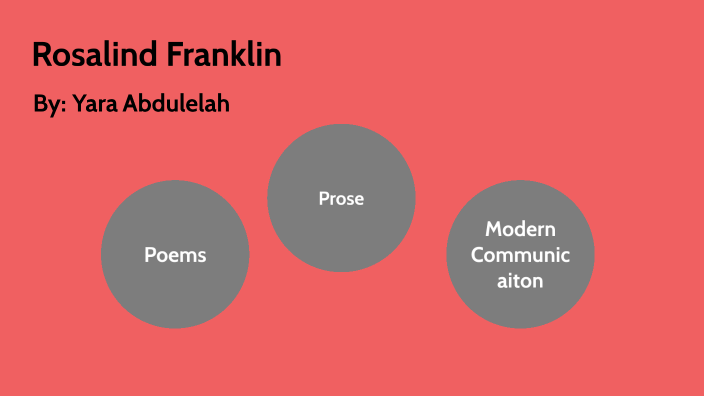 leadership essay rosalind franklin