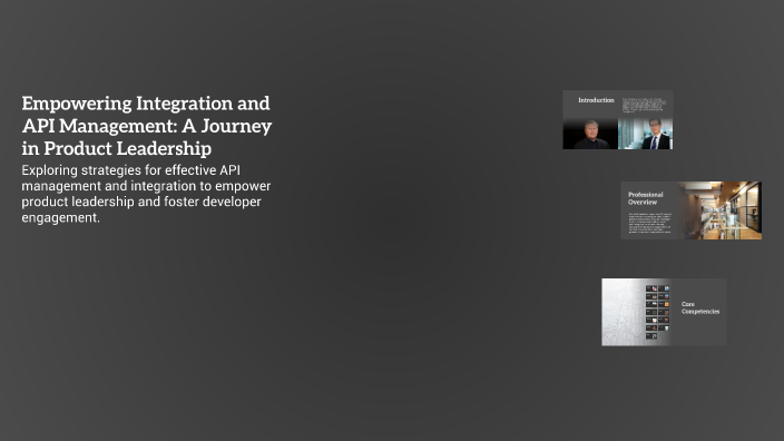 Api Management Leader Empowering Integration and API Management: A Journey in Product ...