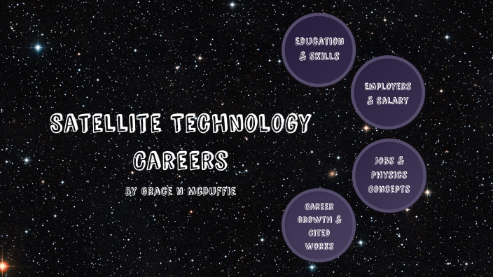 creating a multimedia presentation about satellite technology careers