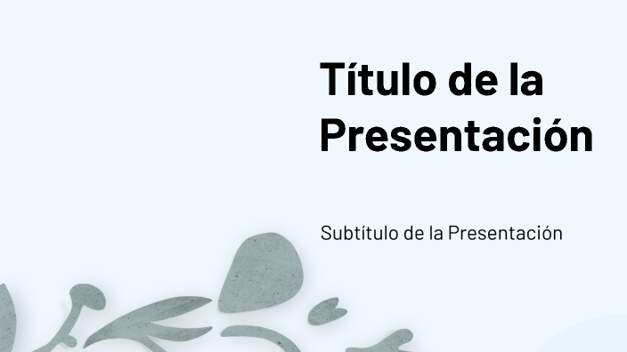 Título de la Presentación by vanessa chavez on Prezi