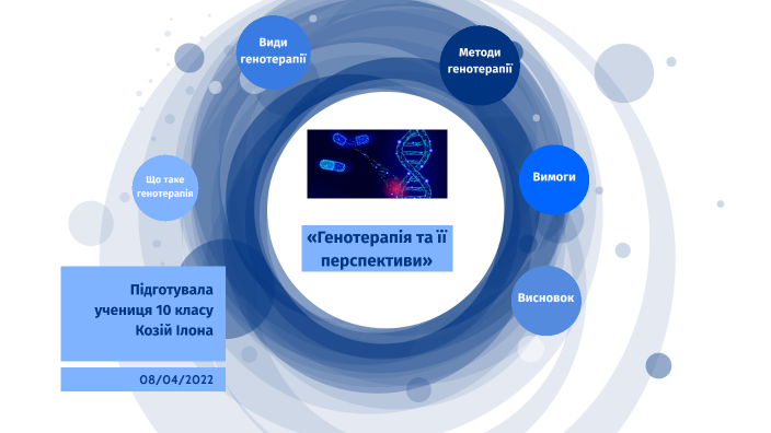 Генотерапія та її перспективи проект