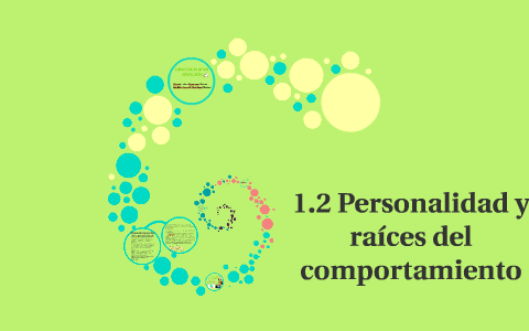 1.2 Personalidad y raices del comportamiento by Marilu Ramirez on Prezi