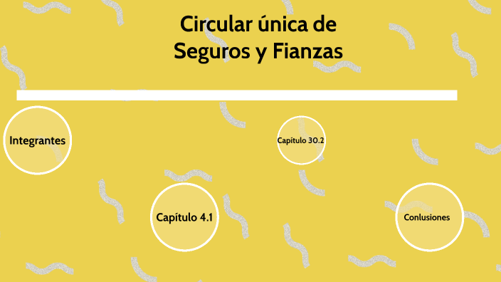 Circular única de Seguros y Fianzas by Maria Fernanda Pérez Molina on Prezi