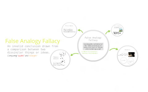 faulty analogy fallacy