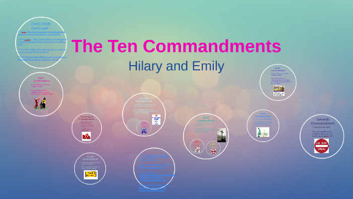 The Ten Commandments by Mrs Bruner on Prezi