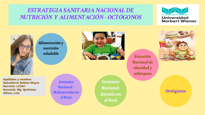 Estrategia Sanitaria Nacional De NutriciÓn Y AlimentaciÓn Octogonos By Mayra Elisa Salvatierra