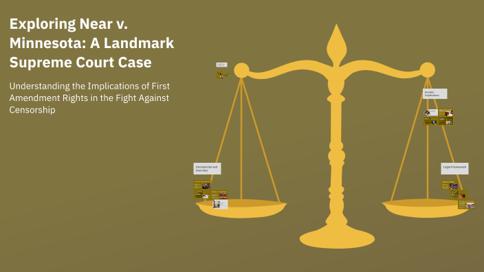 Exploring Near v Minnesota: A Landmark Supreme Court Case by omar