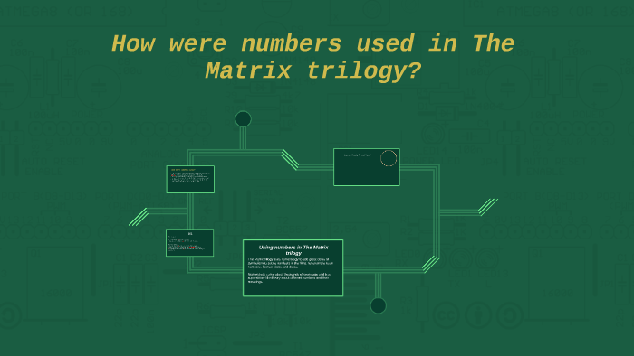 Matrix Number 3 Using numbers in The Matrix trilogy by Eden Holly on Prezi