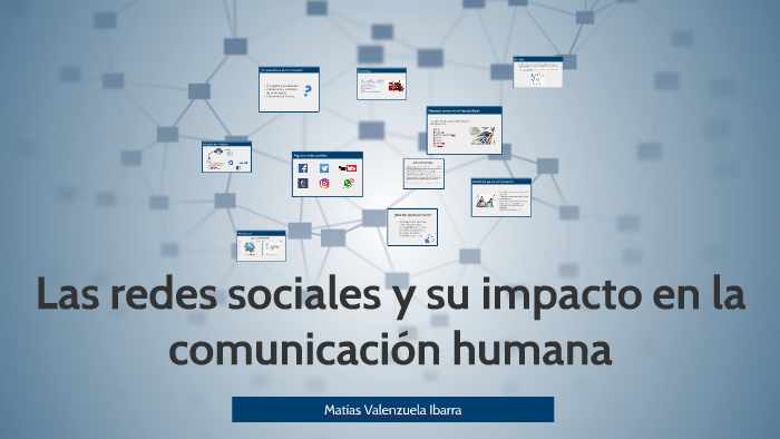 Las redes sociales y su impacto en la comunicación humana by Matias ...