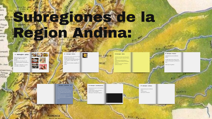 Subregiones de la Region Andina: by aimee guzman on Prezi
