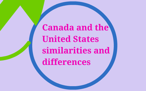 canada differences states united