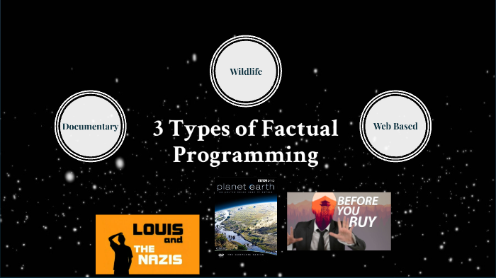 3 Types of Factual Programming by Arthur de Neve on Prezi