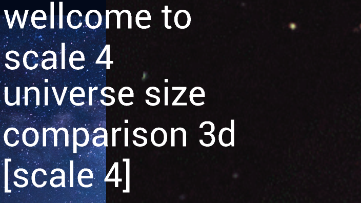 Universe Size Comparison 3d [scale 4] by Weena Lozano on Prezi