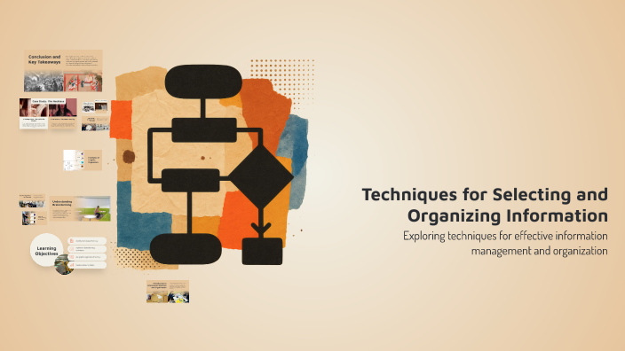Selecting Informations Techniques for Selecting and Organizing Information by Cristina Lapuz ...