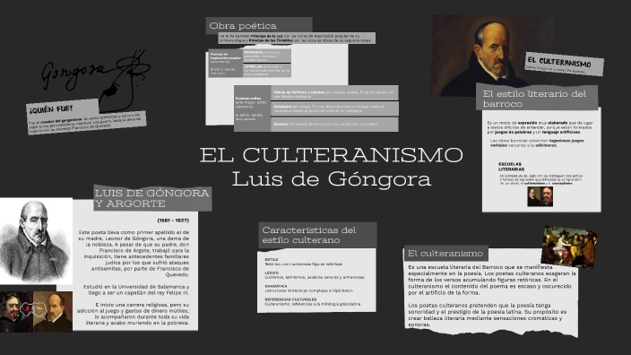 El Culteranismo Luis De Góngora By Joana Cifre Torandell On Prezi