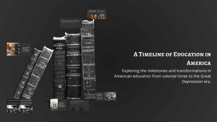 A Timeline of Education in America by Evan F on Prezi