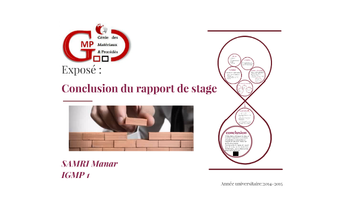 Conclusion du rapport de stage by Manar samri