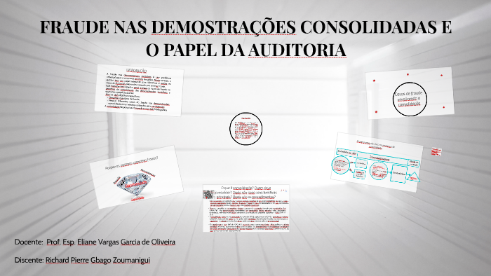 FRAUDE NAS DEMOSTRAÇÕES CONSOLIDADAS E O PAPEL DA AUDITORIA by Richard ...