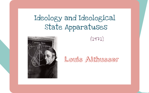 Louis Althusser Ideology And Ideological State Apparatuses (Notes Towards  An Investigation) Summary