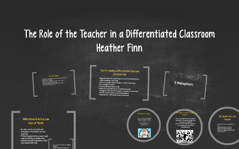 The Role of the Teacher in a Differentiated Classroom by on Prezi