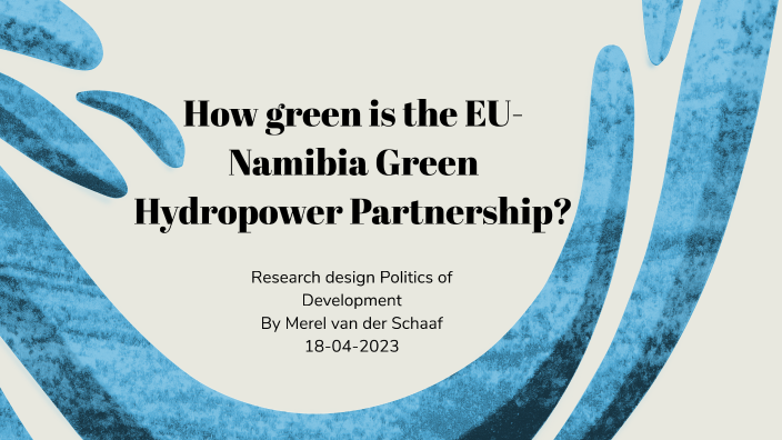 The Green Hydrogen Partnership by Merel van der Schaaf on Prezi