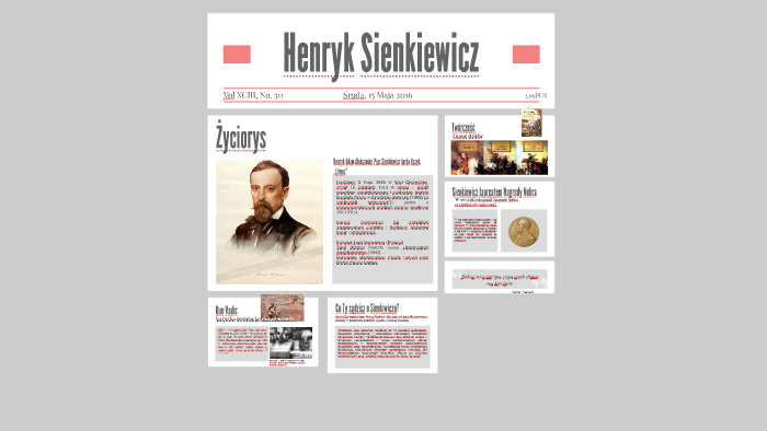 Henryk Sienkiewicz By Michał Pabian On Prezi