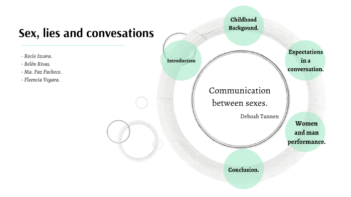 Sex Lies And Conversations By Paz Pacheco On Prezi 4724