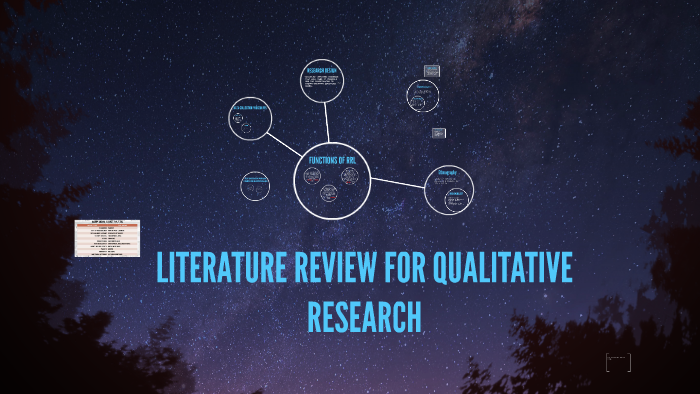 literature review for qualitative research