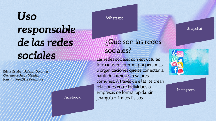 Uso responsable de las redes sociales by Edgar RT on Prezi
