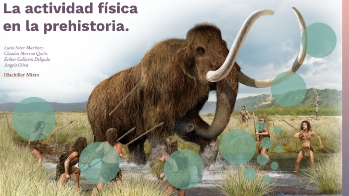 La actividad física en la prehistoria by Lucia Soler MARTIENZ MUNERA on