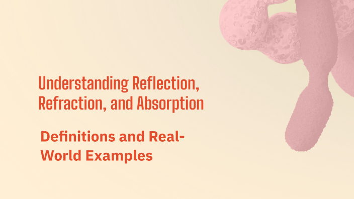 Understanding Reflection, Refraction, and Absorption by Jessie Godinez ...