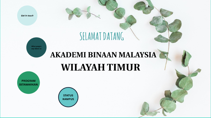 Akademi Binaan Malaysia Wilayah Timur : Akademi Binaan Malaysia Wilayah