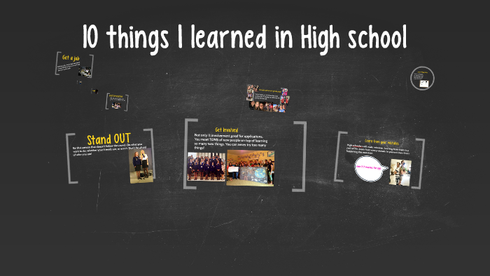 10 things I learned in High school by Hannah Bracken on Prezi