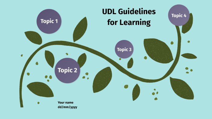 UDL Guidelines For Learning By Taylor Byrnes On Prezi