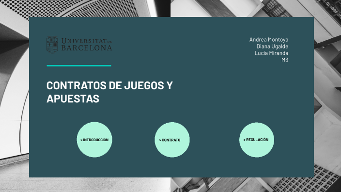 Contratos de juegos y apuestas by Diana Marquez on Prezi