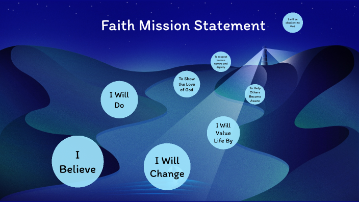 What Is A Faith Mission Statement