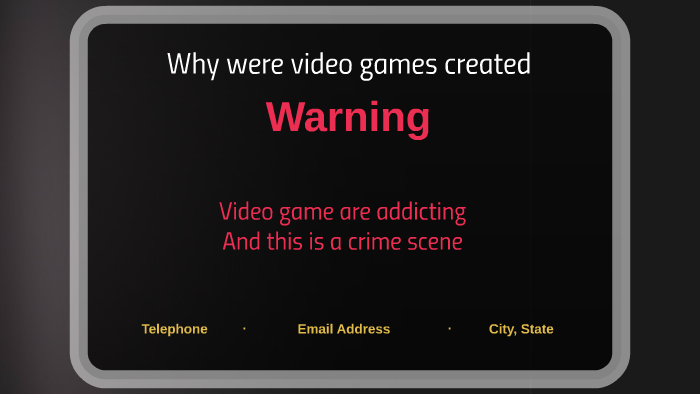 why-were-video-games-created-by-zachary-bell