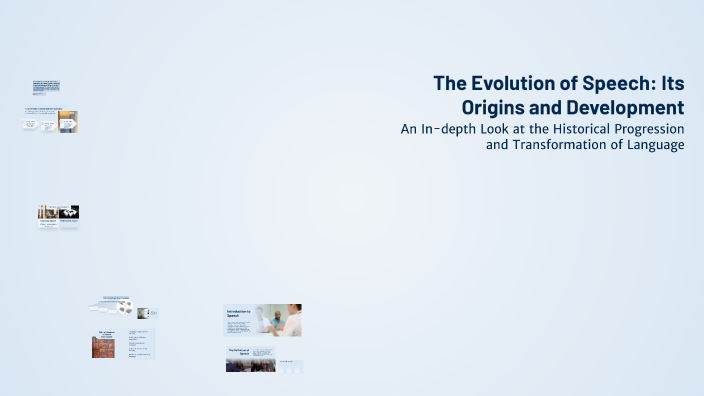 The Evolution of Speech: Its Origins and Development by Urantogos uugii ...