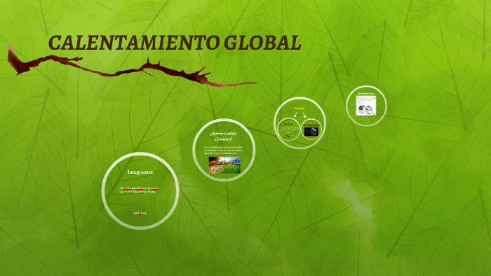 CALENTAMIENTO GLOBAL by on Prezi